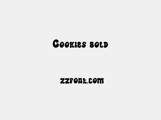 Cookies bold