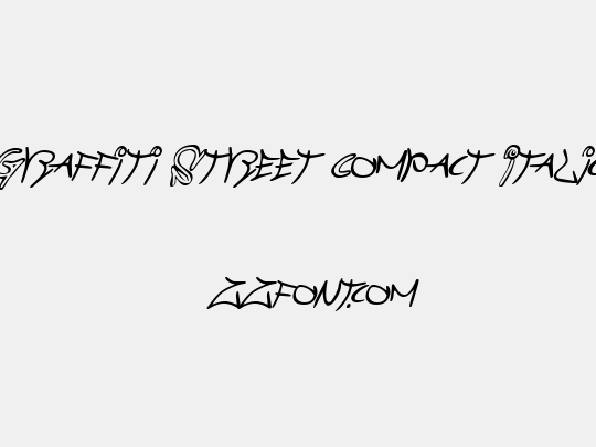Graffiti Street Compact Italic