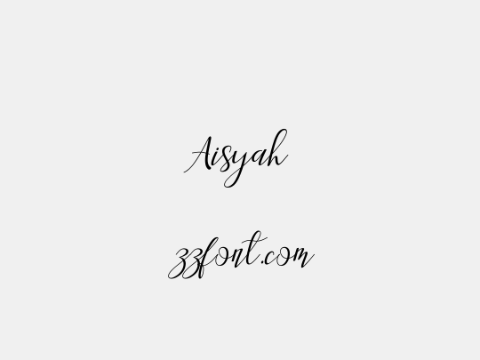 Aisyah