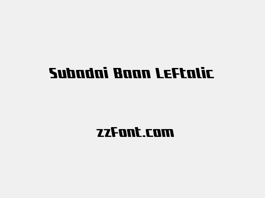 Subadai Baan Leftalic