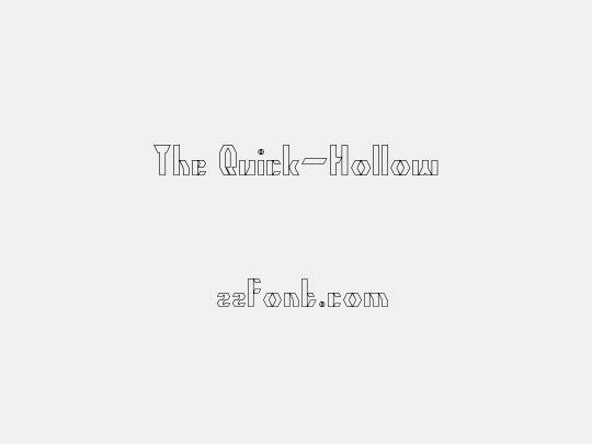 The Quick-Hollow