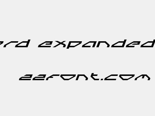 Spylord Expanded Italic