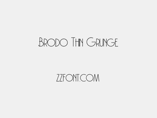 Brodo Thin Grunge