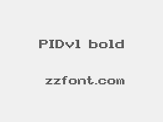 PIDvl bold