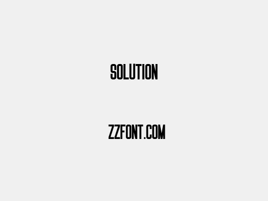 SOLUTION
