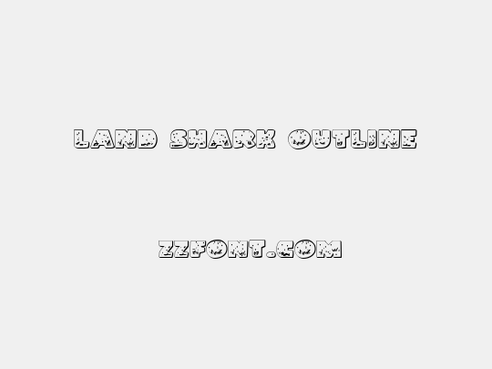 Land Shark Outline