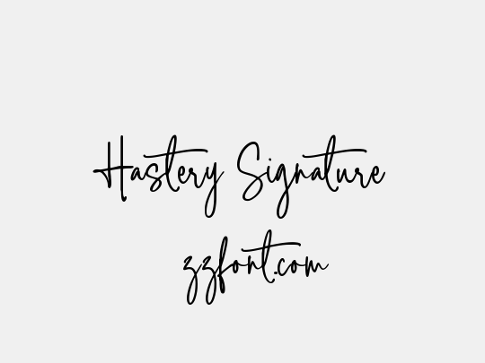 Hastery Signature