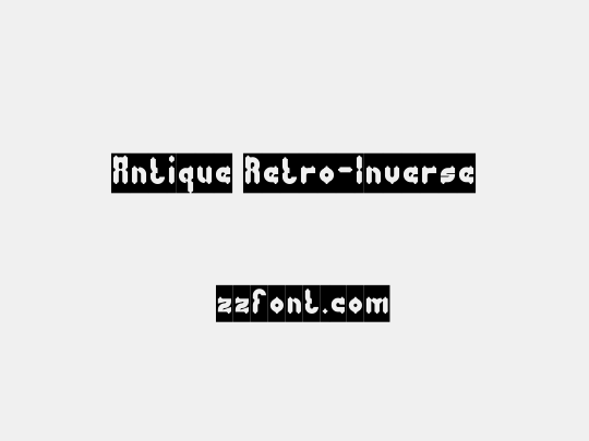 Antique Retro-Inverse
