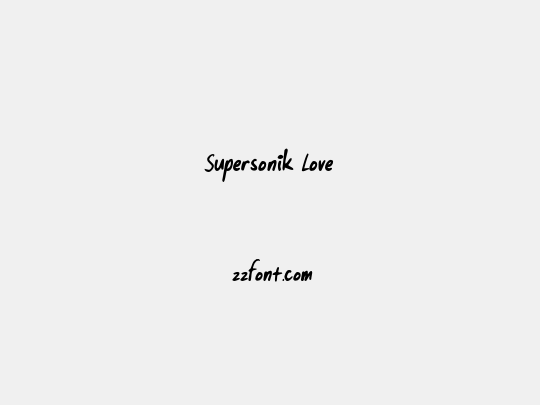 Supersonik Love