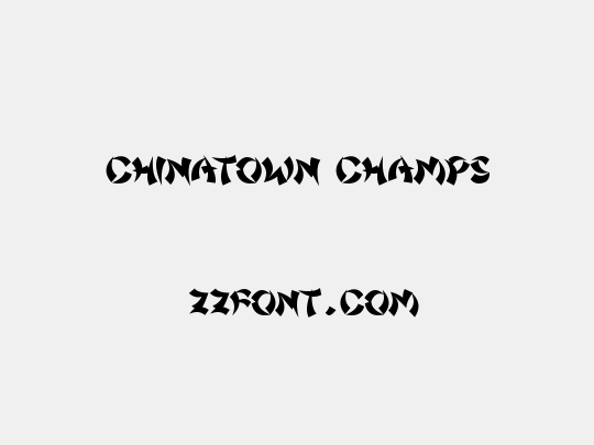 Chinatown Champs