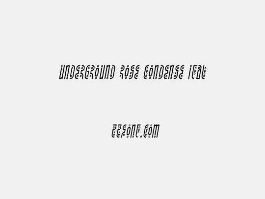 Underground Rose Condense Ital