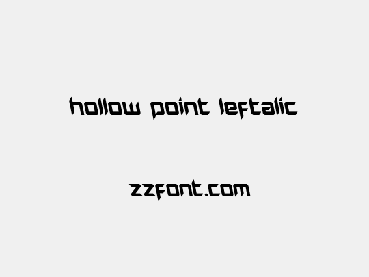 Hollow Point Leftalic