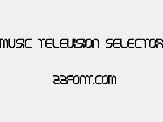 music television selector