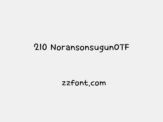 210 NoransonsugunOTF