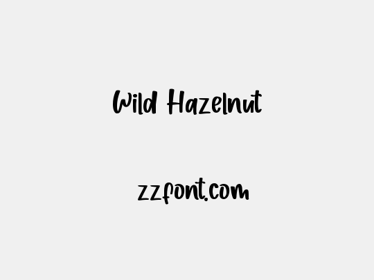 Wild Hazelnut