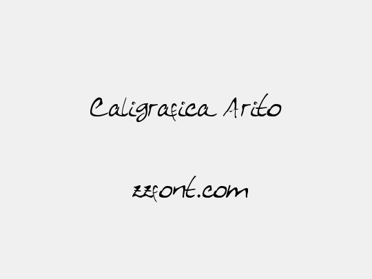 Caligrafica Arito