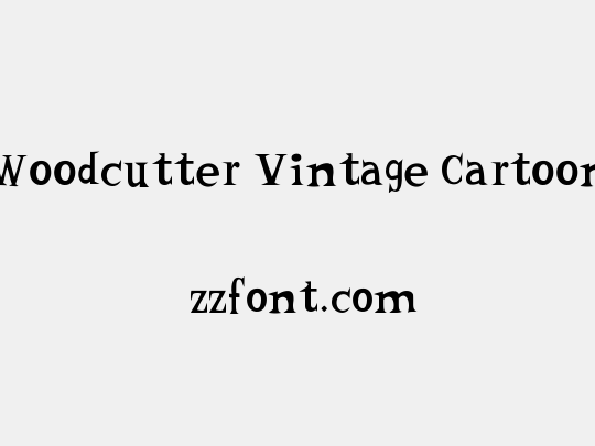 Woodcutter Vintage Cartoon