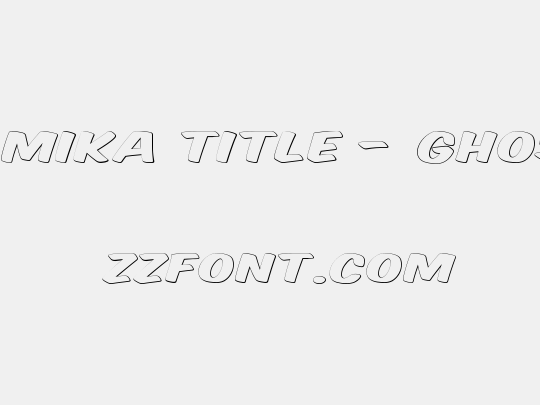 Komika Title - Ghost