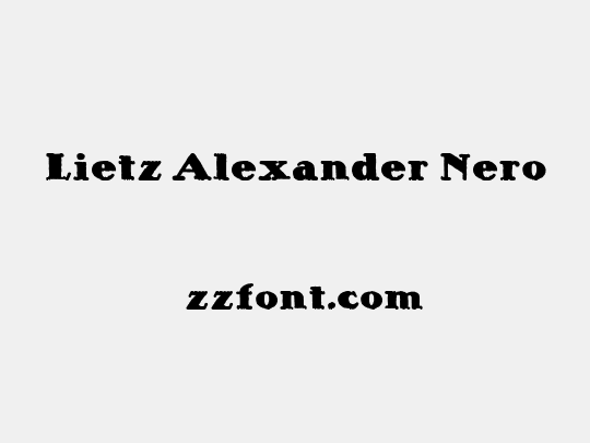 Lietz Alexander Nero
