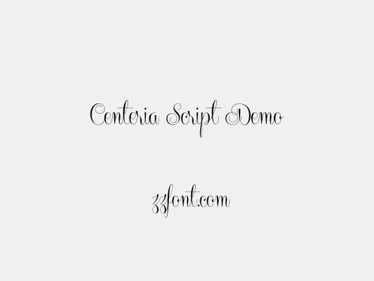 Centeria Script Demo