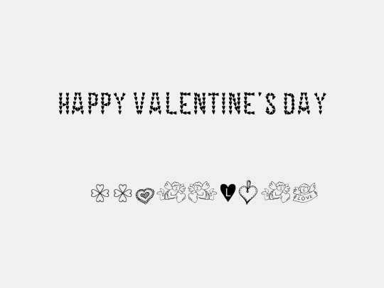 HAPPY VALENTINE'S DAY