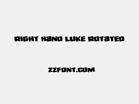 Right Hand Luke Rotated