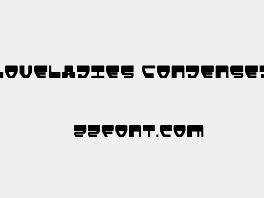Loveladies Condensed