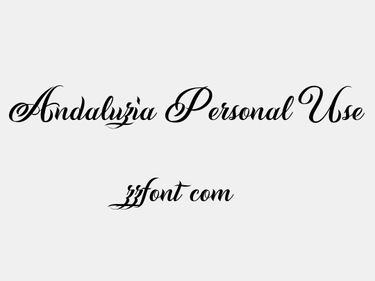 Andaluzia Personal Use