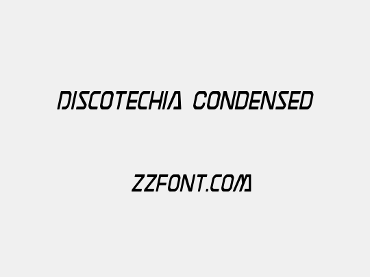 Discotechia Condensed