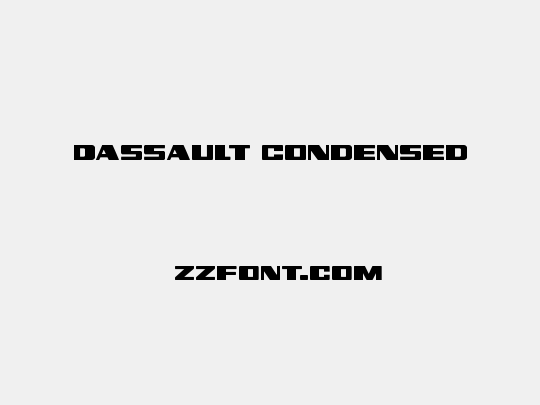Dassault Condensed