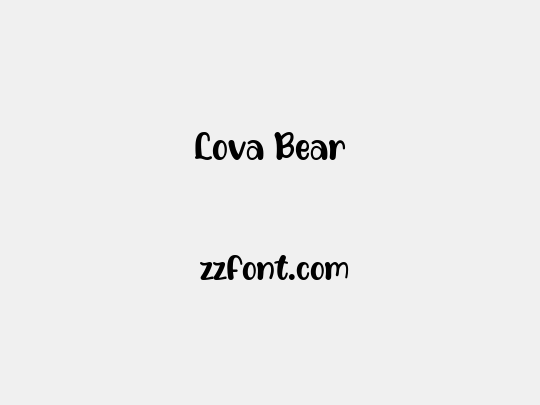 Lova Bear