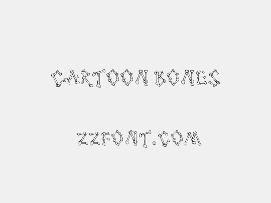Cartoon Bones