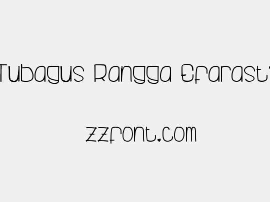 {Tubagus Rangga Efarasti}