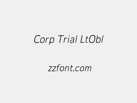 Corp Trial LtObl
