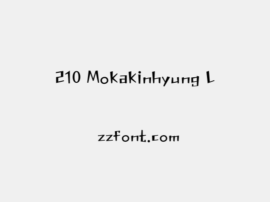 210 Mokakinhyung L