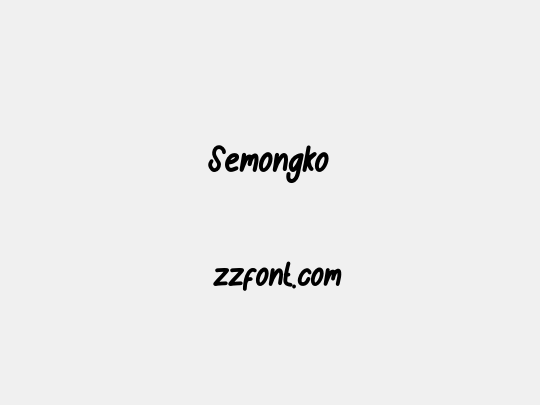 Semongko