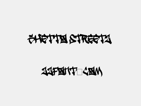 Ghetto Streetz