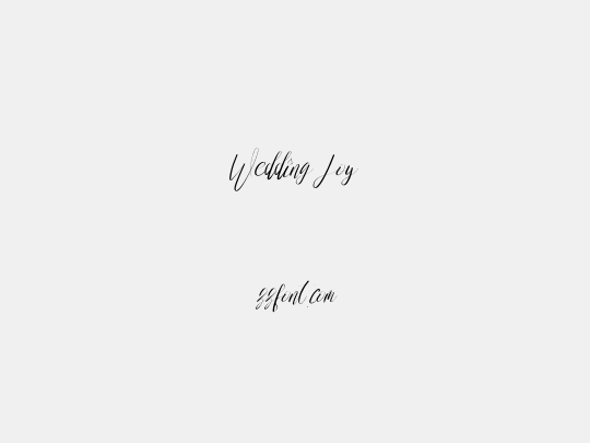 Wedding Joy