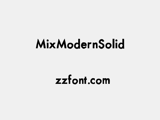 MixModernSolid