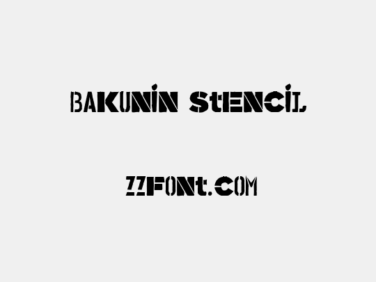 Bakunin Stencil