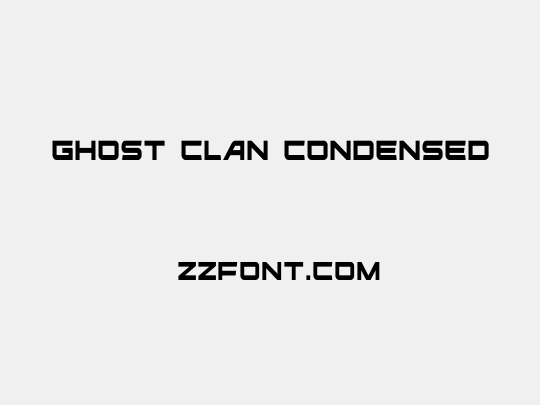 Ghost Clan Condensed
