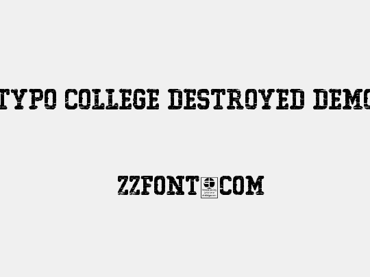 Typo College Destroyed Demo