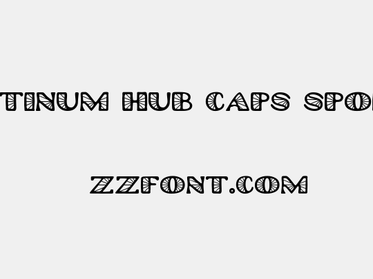 Platinum Hub Caps Spoked