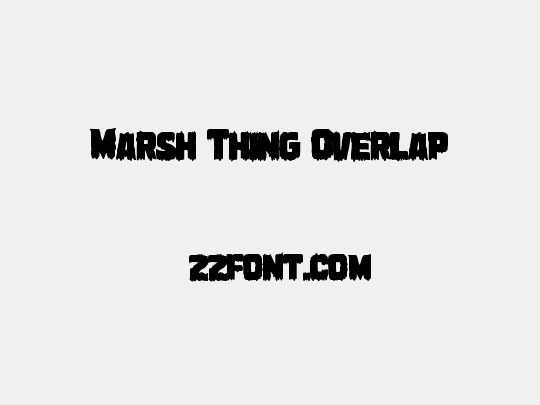 Marsh Thing Overlap