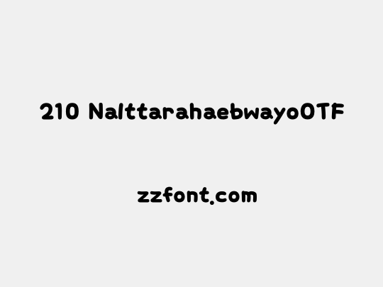 210 NalttarahaebwayoOTF