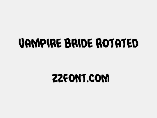 Vampire Bride Rotated