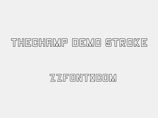 THECHAMP DEMO Stroke