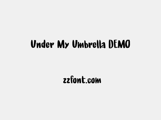 Under My Umbrella DEMO