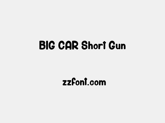 BIG CAR Short Gun