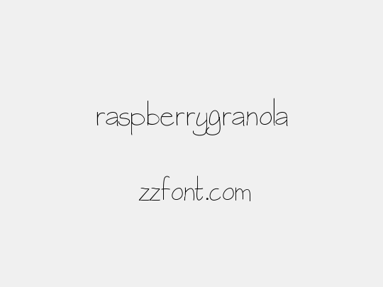 raspberrygranola